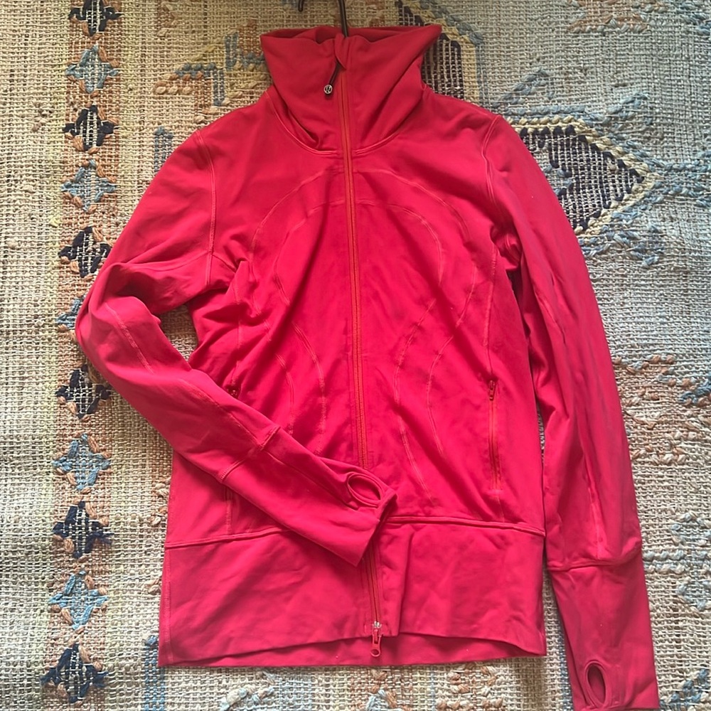 Lululemon scuba funnel full zip size 6